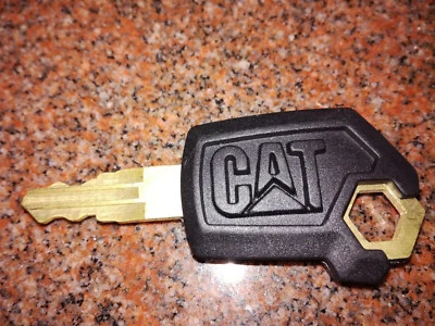 1 Paar (2 Stk) Cat Caterpillar Ersatzschlüssel, Zündschlüssel Radlader, Bagger,