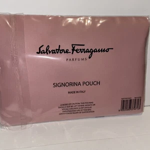 Salvatore Ferragamo Signorina Pouch pink made in Italy - Picture 1 of 8