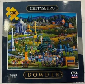 Rompecabezas Gettysburg Dowdle 500 PIEZAS 16 x 20 - Imagen 1 de 1