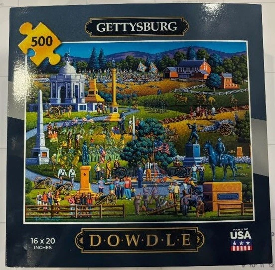 Gettysburg Dowdle 500 PIECE Puzzle 16 x 20 - Image 1 of 1