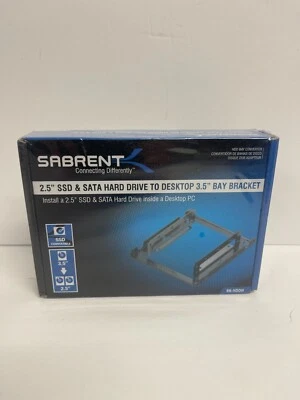Sabrent 2.5 - 3.5 Inch Internal Hard Disk Drive Mounting Bracket BK-HDDH U632 - Image 1 of 4