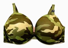 Victoria's Secret Pink Camouflage Wear Everywhere Super Push up Bra 34c
