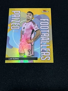Luis Suarez 2024 Topps Finest MLS Prized Footballers Gold # /50 Inter Miami CF - Picture 1 of 3
