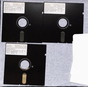 3 Disketten Typ AMSTRAD ATARI IBM 286-386-486 vrp2001 Wallet Management - Bild 1 von 8