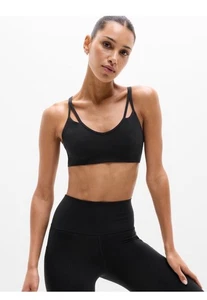 Neu Athleta Cut Out BH Schwarz Große L Cup A-C Sport BH - Bild 1 von 6