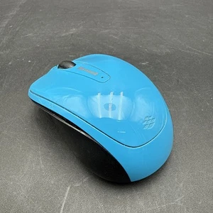 Microsoft Wireless Mobile 3500 Blue Mouse W/Dongle Model 1571 - Bild 1 von 5