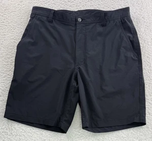 FootJoy Shorts Herren 34 schwarz Chino vorne flach aktiv Golf Performance 8" Schrittlänge - Bild 1 von 5