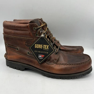 Timberland 7-Eye GORE-TEX Waterproof 50043 Boot Brown Women Sz 10.5 M USA Made - Image 1 of 4