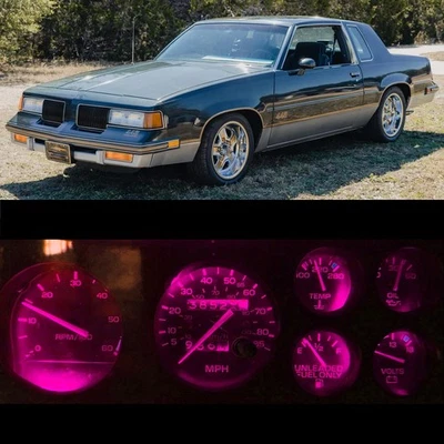 Grupo de bombillas LED + enchufes rosa para Oldsmobile 78-88 Olds Cutlass Foto 1 de 4