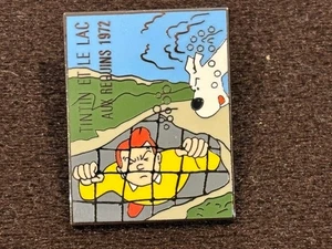 PINS PIN BD TINTIN KUIFJE ET LE LAC AUX REQUINS 1972 - Picture 1 of 2