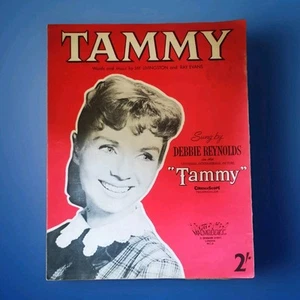 Vintage Original Debbie Reynolds Sheet Music 'Tammy'  Genuine Beautiful Song - Picture 1 of 4
