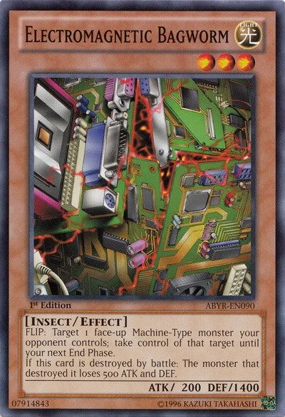 Electromagnetic Bagworm - ABYR-EN090 - Common - 1st Edition - Damaged - Image 1 of 1