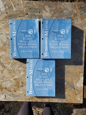 2010 Ford Fusion Mercury Milan Lincoln MKZ Factory Shop Service Repair Manual 3V - Image 1 of 4