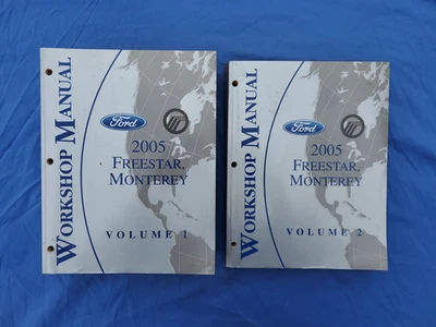 2005 Ford Freestar & MERCURY Monterey Shop Conjunto Manual Serviço Oficina Reparo - Imagem 1 de 4