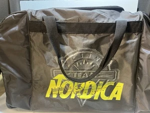 Nordica Ski Boots Duffle Bag Black 25” X 1” X 14” Large Travel Vintage - Picture 1 of 6