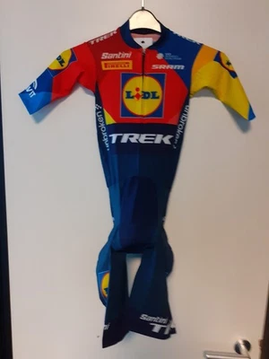 Traje de sprint original Santini Lidl Trek 2025 para mujer (M) - Imagen 1 de 2