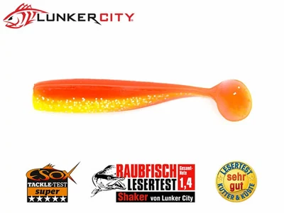 Lunker City Shaker 4,5" 11 cm 7 Stück Zanderwunder Zandergummi