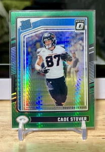 Panini Donruss Optic 2024 - Clasificado Rookie Cade Stover #218 verde Hyper Prizm (RC) - Imagen 1 de 2