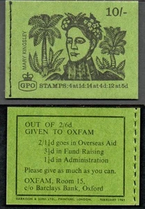 GB XP7 febrero 69 10/- folleto Mary Kingsley - Imagen 1 de 1
