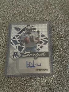 ✅ 2022 Panini Mosaic Vince Young Scripts Auto Mosaic Titans S-VY - Picture 1 of 2