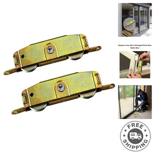 Heavy Duty Sliding Patio Door Roller Assembly 1-1/4 Inch Steel Ball Wheel Bea... - Picture 1 of 8