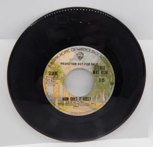 SLADE - HOW DOES IT FEEL? - WB Records - PROMO - 7" 45rpm - Picture 1 of 3