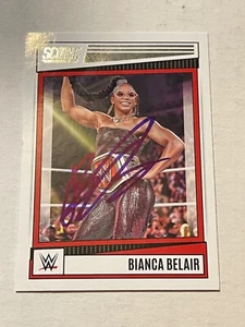 Carta firmata WWE BIANCA BELAIR Raw Smackdown - Foto 1 di 1