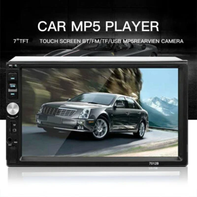 Radio Coche 7" 1080P Pantalla Táctil Audio Estéreo Bluetooth Video MP5 Multimedia Play Foto 1 de 4