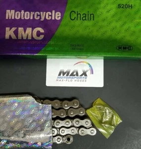 KMC 520 X 70L Heavy Duty Drive Chain 520x70 ATV MX Motorcycle Black Steel NEW - Picture 1 of 3