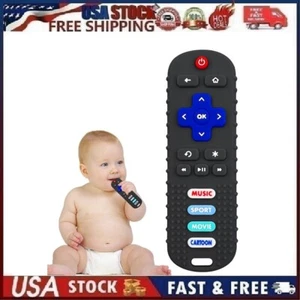 Remote Control Shape Silicone Baby Teething Toys, Teether Toys for Babies BPA - Picture 1 of 11