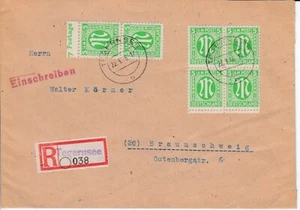 V. AM Post 3 z with plate number on letter Expertise Hettler BPP - Picture 1 of 3