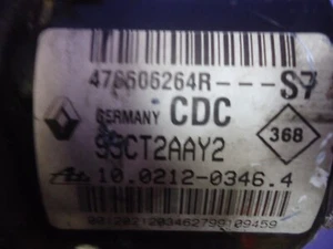 Renault Megane Scenic MK3 2008-2014 ABS-Pumpe 476606264R 10.0212-0346.4 - Bild 1 von 6