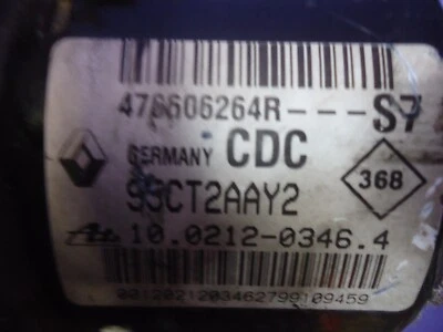 Renault Megane Scenic MK3 2008-2014 ABS Pump 476606264R 10.0212-0346.4 - Image 1 of 4