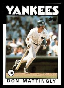 1986 Topps Don Mattingly #180 New York Yankees Mint