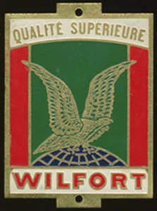 CYCLES VELO WILFORT, qualité superieure, aigle, en laiton peint - Picture 1 of 1