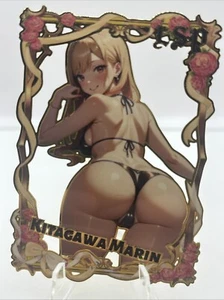 Carte Goddess Story en métal doré - Maiden Party - Numéro de série #/200 ! Bikini Marin - Photo 1/2