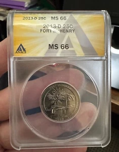 2013 d quarter fort mchenry, grade as MS66 ( errors ) - Picture 1 of 8
