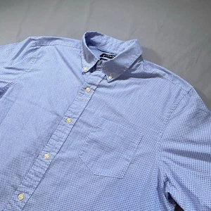 Chaps Ralph Lauren Shirt Button Down Mens L Short Sleeve Collared Easy Care NEW - Picture 1 of 8