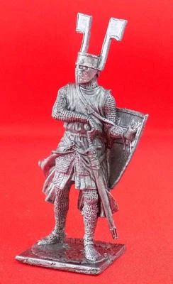 Figura de hojalata figura soldado modelo 1:32 54 mm Wolfram von Eschenbach Alemania Foto 1 de 4