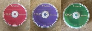 CD-ROM by FUJI FILM 80 Min 700 MB Set of 10 NEW in PKG - Afbeelding 1 van 8