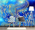 3D Goldener Fisch H9405 Tapete Wandbild Selbstklebend Abnehmbare Aufkleber Erin