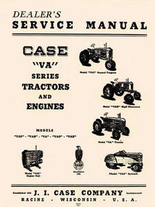 Case JI VA Mode VAC VAH VAO VAE Series Tractor Dealers Service Shop Manual  - Picture 1 of 1