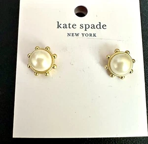 Kate Spade Small Pearl Post Earrings - Picture 1 of 3