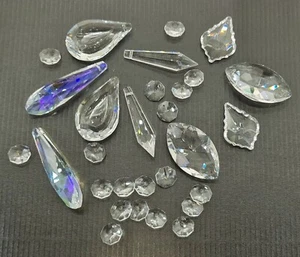 30pc Set E Crystal Suncatcher Pendant kit for suncatchers, chandelier, craft - Picture 1 of 14