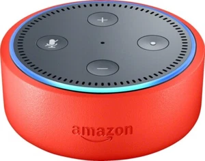 Estuche rojo perforador asistente inteligente Amazon Echo Dot edición para niños - Imagen 1 de 2