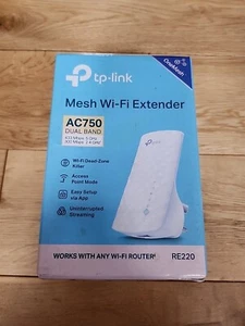 TP-Link MeSH WiFi Range Extender - RE220 AC750 Dual Band 5 GHz - Bild 1 von 7