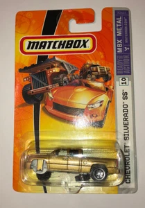 Matchbox #10 Gold Chevrolet Chevy Silverado SS - NEW SEALED - FACTORY ERROR !! - Picture 1 of 4