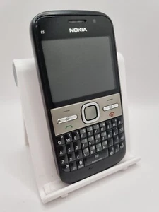 Nokia Corporation E5-00 Black & Silver Unlocked 250MB 2.36" 5MP Mobile Phone - Picture 1 of 14