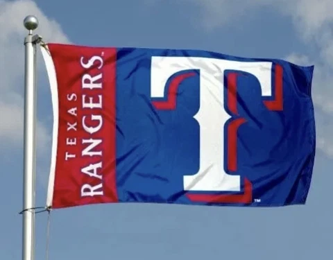 Texas Rangers 3x5 foot Flag Banner deGrom Eovaldi Garcia Taveras MLB NEW Cover