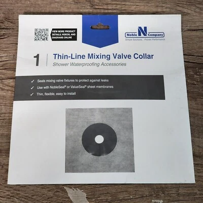 Noble Company Thin-Line Mixing Shower Waterproofing Collar - Image 1 of 2